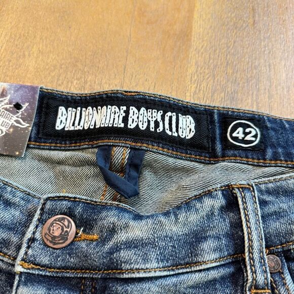 New Billionaire Boys Club 42x33 Slim BB Clubhouse Stretch Button‎ Fly Jeans - Picture 7 of 15